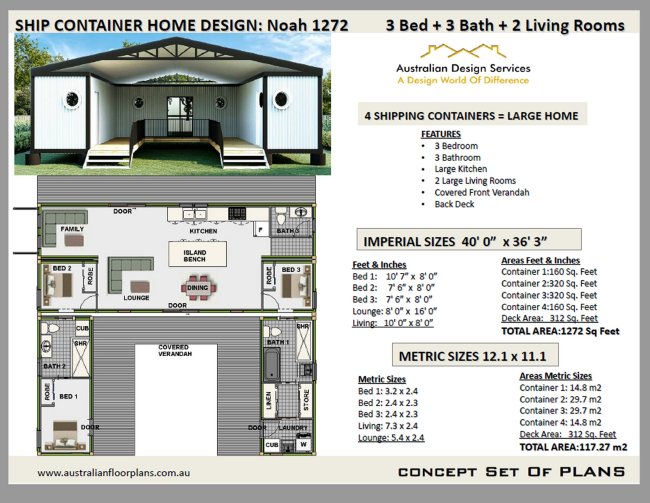 container home 3 bedroom